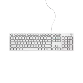   Dell billentyűzet: amerikai-euró (qwerty) dell kb216 quietkey usb, fehér