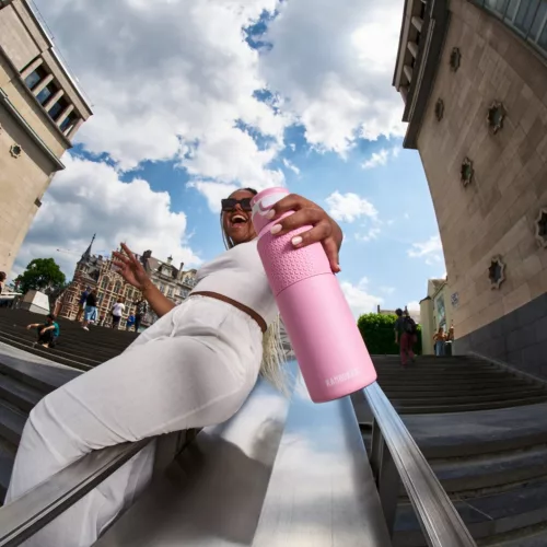 Kambukka Elton hőszigetelt termosz kulacs 1000ml, rózsaszín ambition