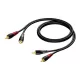 Kábel 2x RCA/Cinch apa - 2x RCA/Cinch apa 3 m - cla800/3
