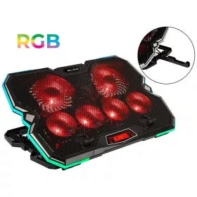 Blow laptop hűtőpad 6 ventilátorral Vortex RGB