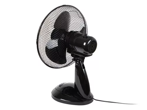 Asztali ventilátor 12"/30cm 40W fekete