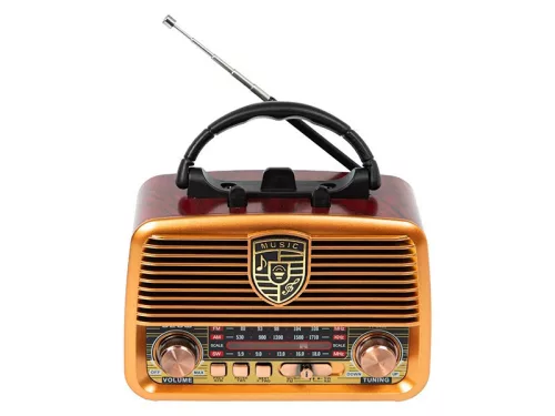 Hordozható analóg rádió RA10 AM/FM napelemes