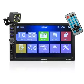   Autórádió BC9000 2DIN 7" RDS USB MicroSD 4x50W tolatókamera