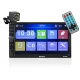 Autórádió BC9000 2DIN 7" RDS USB MicroSD 4x50W tolatókamera