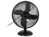 Asztali ventilátor, 30 cm, fekete