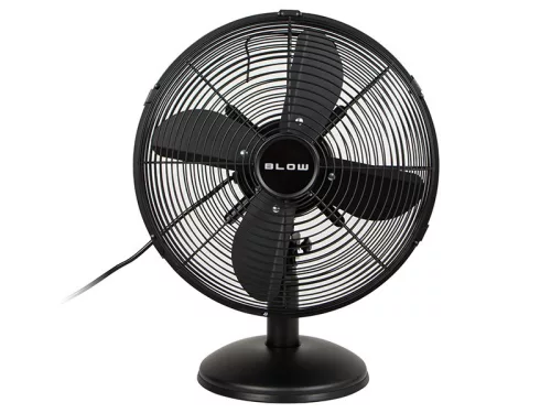 Asztali ventilátor, 30 cm, fekete