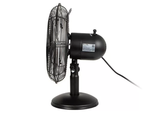 Asztali ventilátor, 30 cm, fekete