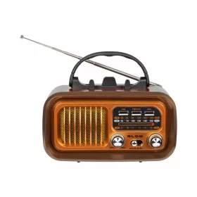Hordozható analóg rádió AM/FM RA16 napelemes