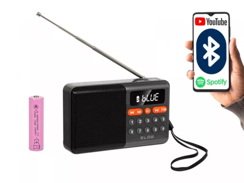 Hordozható analóg rádió AM/FM bluetooth RA18