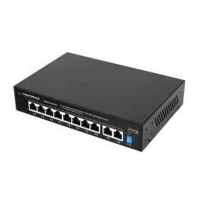 Esperanza switch 10 portos poe 10/100m 96w spotter ens106