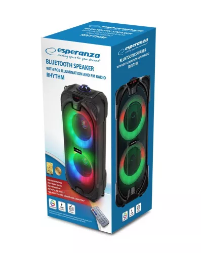 Esperanza EP157 Bluetooth hangszóró FM LED RGB Rythm