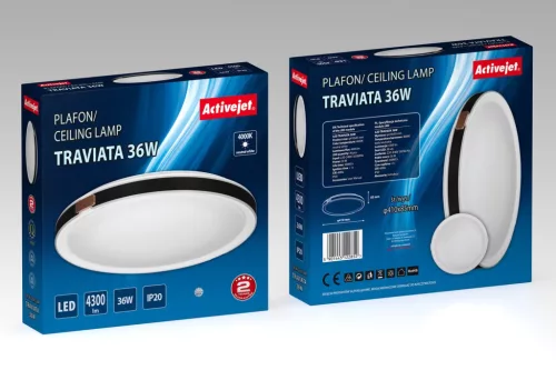 LED activejet aje-traviata 36w mennyezeti lámpa