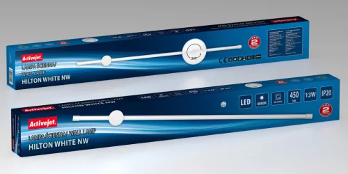 Activejet Aje-Hilton fehér LED fali lámpa, új