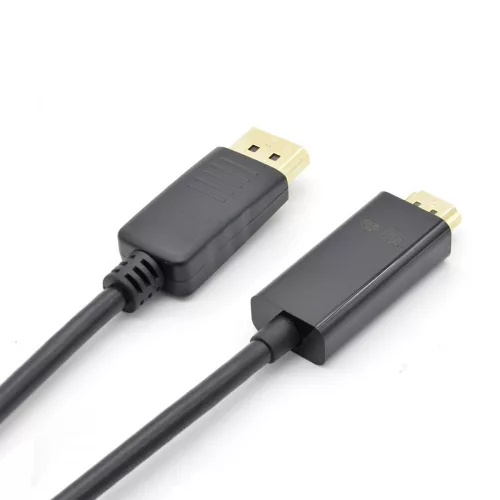 Displayport - HDMI kábel 1,8 m. Fekete