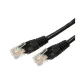Réz patchkábel Cat.5e RJ45 UTP 1m fekete - 10 db-os csomag