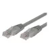 Réz patchkábel 6. kategóriájú RJ45 UTP 1 m, szürke - 10 darabos csomag