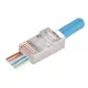Átvezető RJ45 STP Cat.5e dugó (100 darabos csomag)