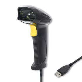 1D lézeres vonalkódolvasó | USB | fekete