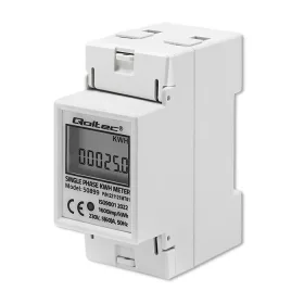   Egyfázisú elektronikus fogyasztásmérő | DIN sínre szerelhető fogyasztásmérő | 230 V | LCD | 2p