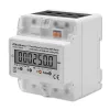 Háromfázisú elektronikus fogyasztásmérő | DIN sínre szerelhető fogyasztásmérő | 400 V | LCD | 4p
