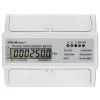 Háromfázisú, kétirányú elektronikus mérő | DIN sínre szerelhető fogyasztásmérő | 400V | 100A | LCD | 4p