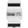 Háromfázisú, kétirányú elektronikus mérő | DIN sínre szerelhető fogyasztásmérő | 400V | 100A | LCD | 4p