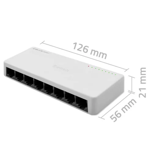 Hálózati switch 8 x RJ45 port | 100Mbps | gyors ethernet | lan
