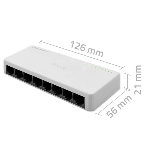 Hálózati switch 8 x RJ45 port | 100Mbps | gyors ethernet | lan