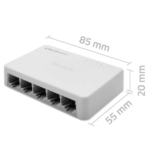 Hálózati switch 5 x RJ45 port | 1000mbps | gyors ethernet | lan