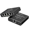 Elosztó ethernet elosztó mini kapcsoló 1x4 rj45 | 1000mb/s | usb-c | alumínium