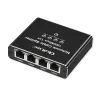 Elosztó ethernet elosztó mini kapcsoló 1x4 rj45 | 1000mb/s | usb-c | alumínium