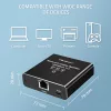 Elosztó ethernet elosztó mini kapcsoló 1x3 rj45 | 1000mb/s | usb-c | alumínium