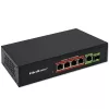 Hálózati switch gyors ethernet poe 4x rj45 poe 1x rj45 uplink 1x sfp | 65w | 1000mb/s