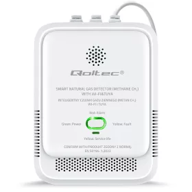  Földgázszivárgás érzékelő | ch4 detektor | ng | tuya | wi-fi | 85db riasztó | vezetett