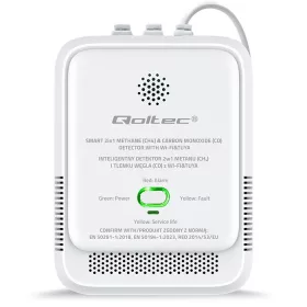   Földgáz- és szén-monoxid-szivárgásérzékelő | Tuya | Wi-Fi | 85dB-es riasztó | LED