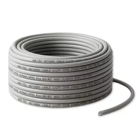   UTP csavart érpáras hálózati patch kábel | réz-cu | cat6 | nagysebességű 1gb/s | lan | 50m | szürke