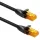 UTP patch kábel | cat.6 | 2 x RJ-45 | nagy sebességű 1gb/s | aranyozott érintkezők | 30m | fekete