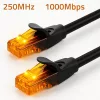 UTP patch kábel | cat.6 | 2 x RJ-45 | nagy sebességű 1gb/s | aranyozott érintkezők | 30m | fekete