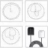 Mobil GPS Glonass Antenna Mágneses Talppal | Mindenirányú | 28dbi | 50w | Fakra