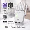 Wi-Fi jelerősítő 5 | jelerősítő | hozzáférési pont | ac1200 mb/s | 6 antenna | 2xrj45 | 128mb