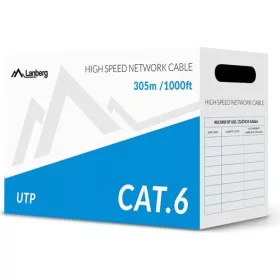 Lan kábel UTP 1gb/s 305m vezeték CCA szürke