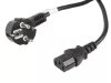 Tápkábel CEE 7/7 - IEC 320 C13 VDE 10m fekete