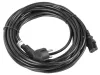 Tápkábel CEE 7/7 - IEC 320 C13 VDE 10m fekete