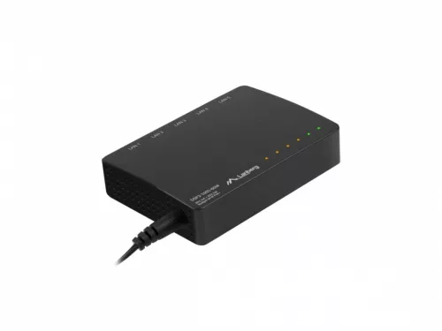 Switch POE + asztali 5 portos 1GB DSP3-1005-60W