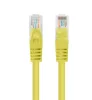 Patchcord Cat.5e UTP 3m sárga Fluke Passed Lanberg 10 db-os csomag