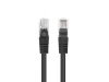 Patchcord Cat.6 UTP 1,5m fekete Fluke Passed Lanberg 10 db-os csomag
