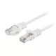 Patchcord Cat.6 UTP 3m fehér Fluke Passed Lanberg 10 db-os csomag