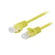Patchcord Cat.6 UTP 3m sárga Fluke Passed Lanberg 10 db-os csomag