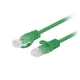 Patchcord Cat.6 UTP 3m zöld Fluke Passed Lanberg 10 db-os csomag