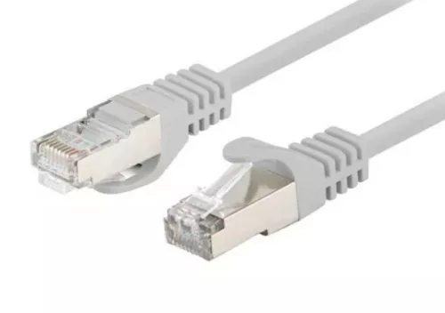 Patchcord Cat.6 FTP 2m szürke Fluke Passed Lanberg 10 db-os csomag